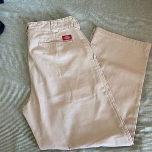 khaki wide leg dickies